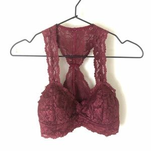 Padded lace bralette